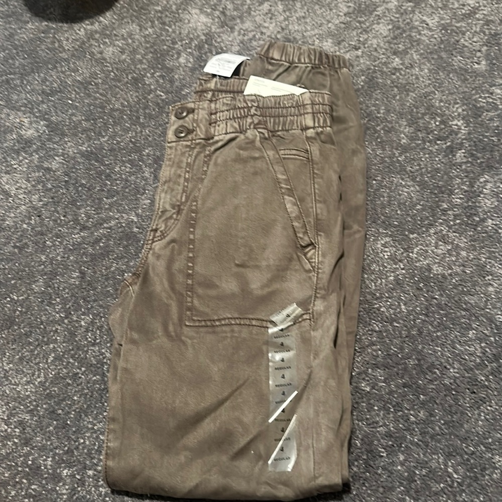 American Eagle Brown Jegging Jogger Pants US Woman Size 4 Regular